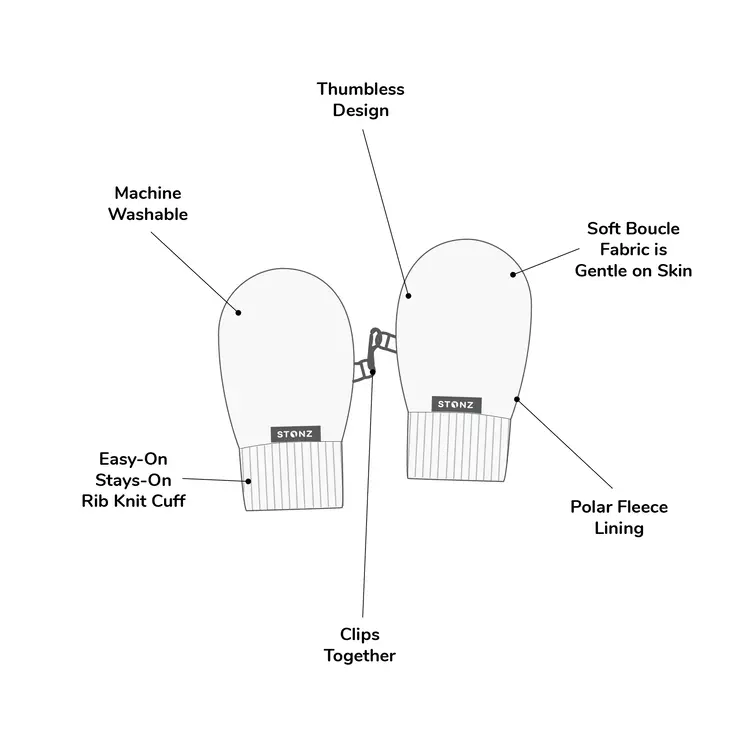 Stonz Baby Fleece Mitts
