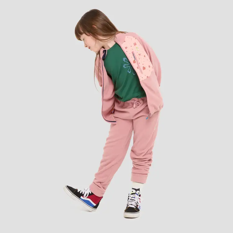 Namuk Namuk Kids Avan bio-fleece jacket "Galaxy" - Rose