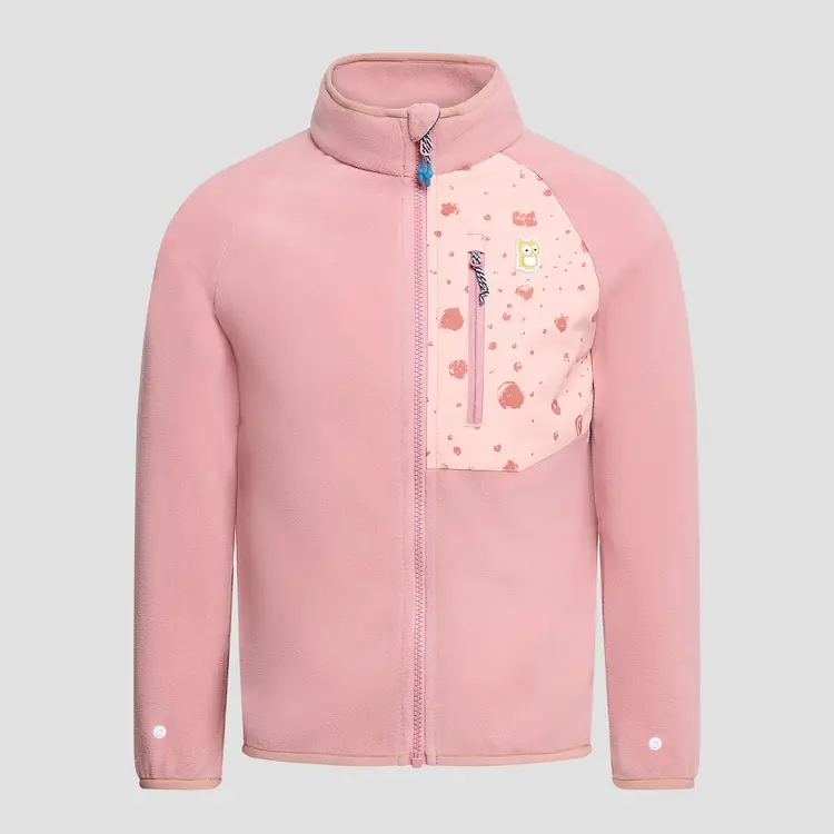 Namuk Namuk Kids Avan bio-fleece jacket "Galaxy" - Rose