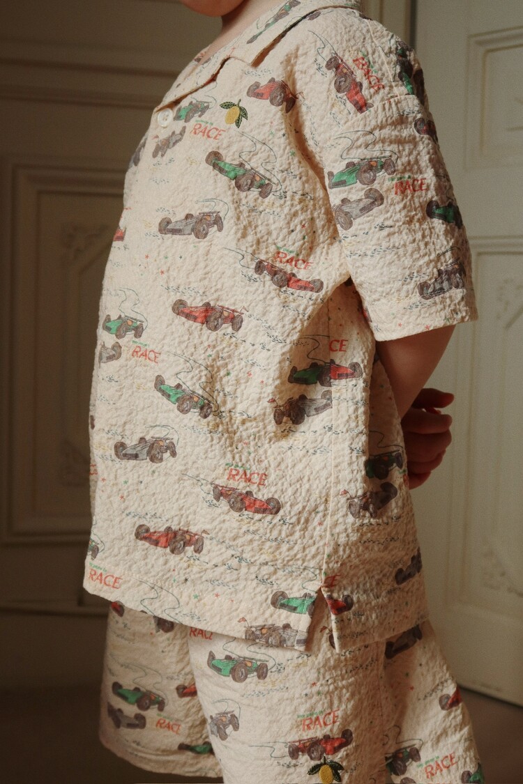 Konges Sløjd Konges Sløjd Elliot Short Sleeve Shirt - Grand Prix