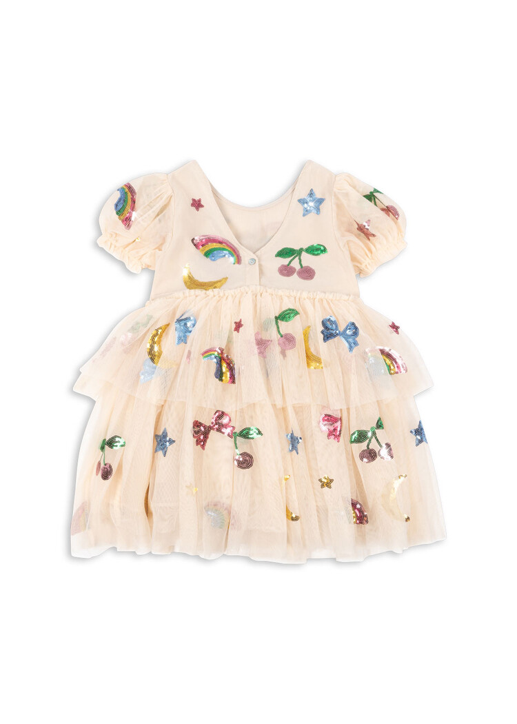 Konges Sløjd Konges Sløjd Yvonne Puff Dress - Rainbow Twinkle