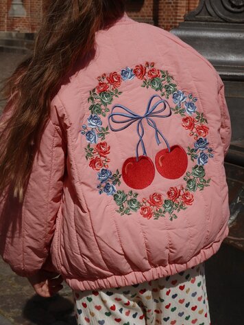 Konges Sløjd Konges Sløjd Juno Bomber Jacket - Strawberry Ice