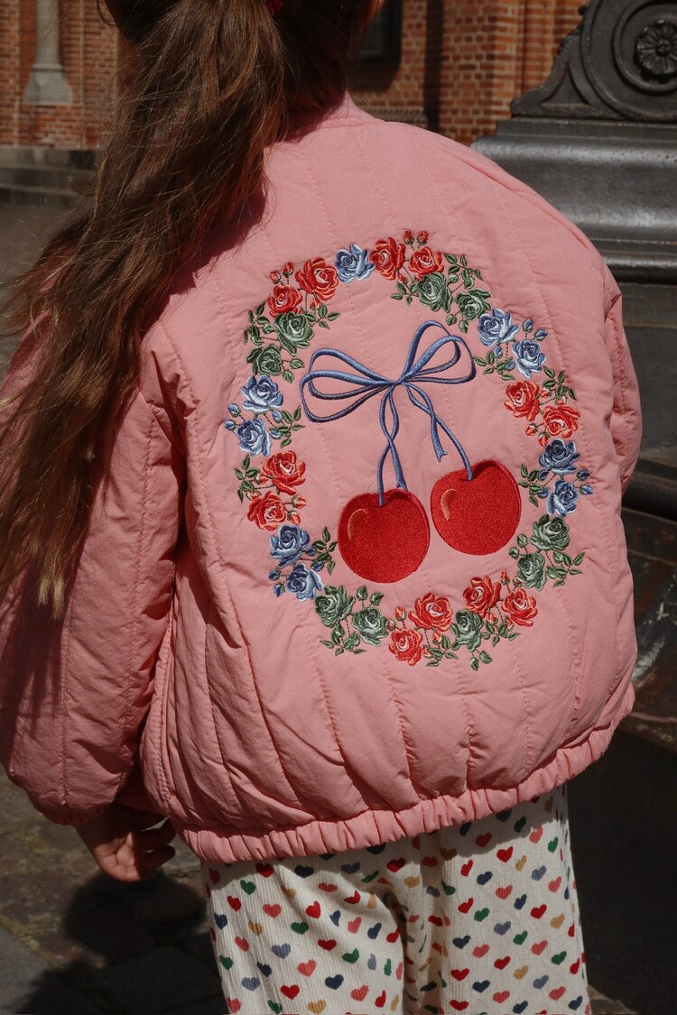 Konges Sløjd Konges Sløjd Juno Bomber Jacket - Strawberry Ice