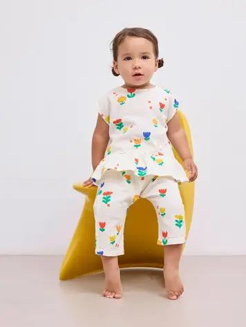 Bobo Choses Bobo Choses Baby Garden Party All Over Woven Blouse