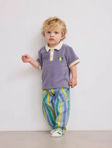 Bobo Choses Bobo Choses Baby Happy Dog Terry Cloth Polo