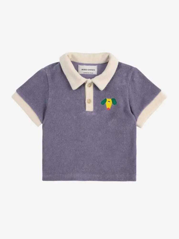 Bobo Choses Bobo Choses Baby Happy Dog Terry Cloth Polo