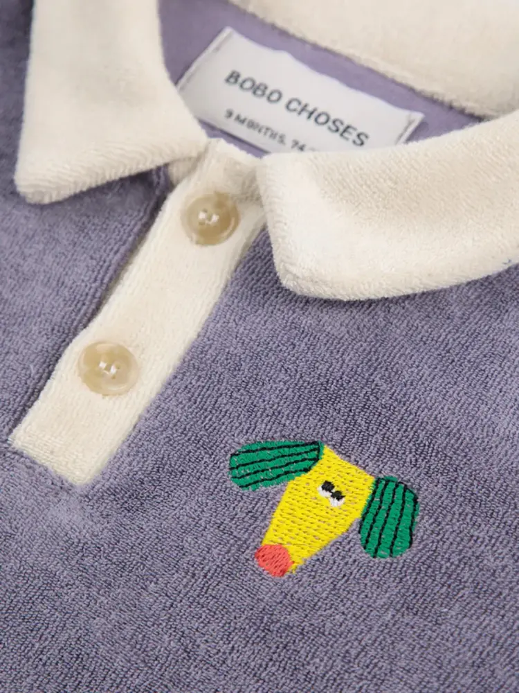 Bobo Choses Bobo Choses Baby Happy Dog Terry Cloth Polo