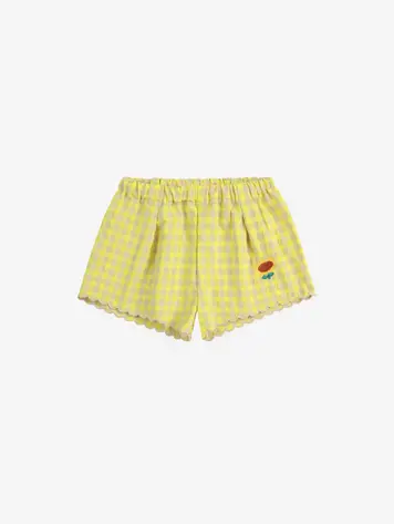 Bobo Choses Bobo Choses Baby Vichy Ruffle Woven Shorts