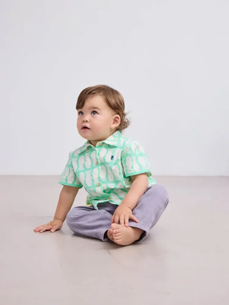 Bobo Choses Bobo Choses Baby Lucky Fish All Over Woven Shirt