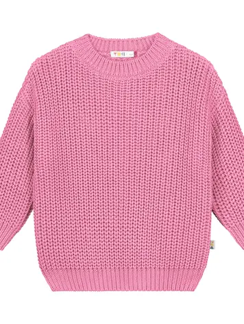 Yuki Yuki Kids Chunky Knitted Sweater - Bubble Gum Pink