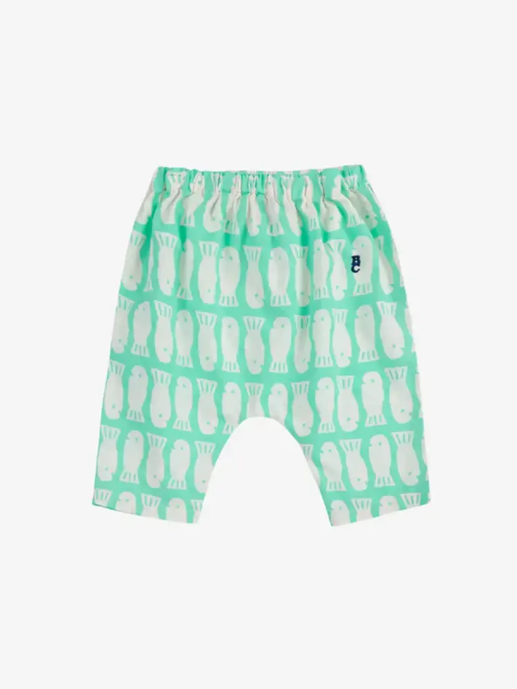 Bobo Choses Bobo Choses Baby Lucky Fish All Over Woven Harem Pants