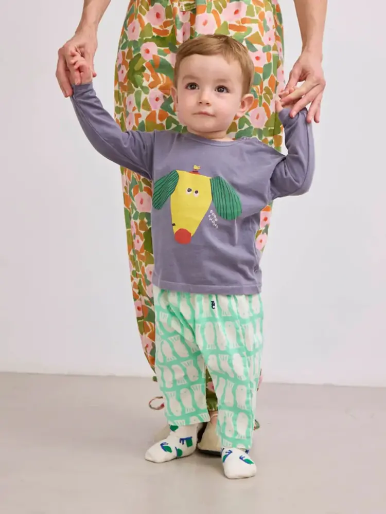 Bobo Choses Bobo Choses Baby Lucky Fish All Over Woven Harem Pants