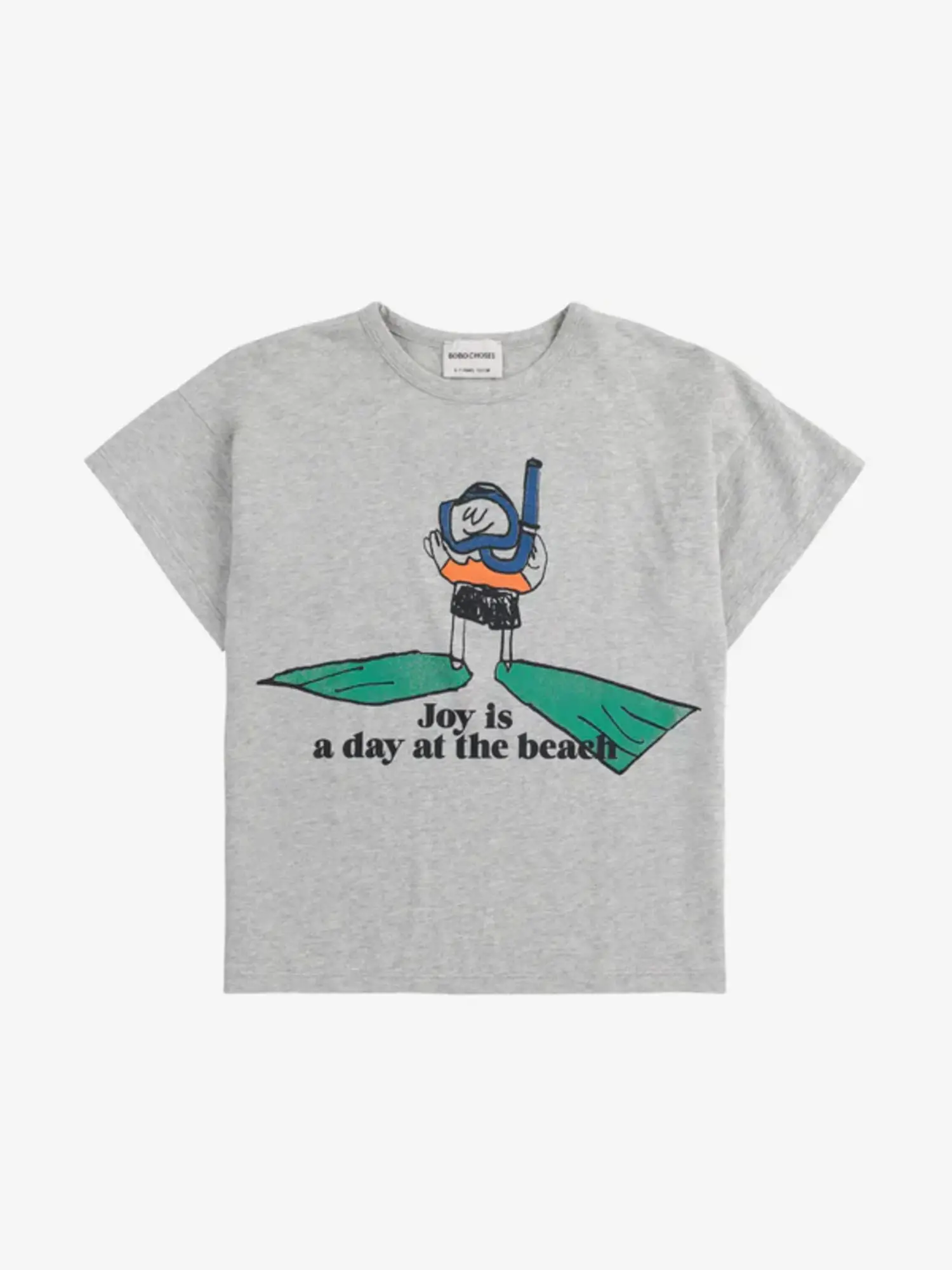 Bobo Choses A Day At The Beach T-shirt - Yellow Turtle