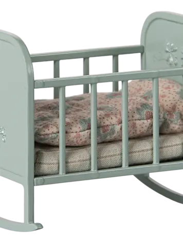 Maileg Maileg Cradle, My - BLUE MINT