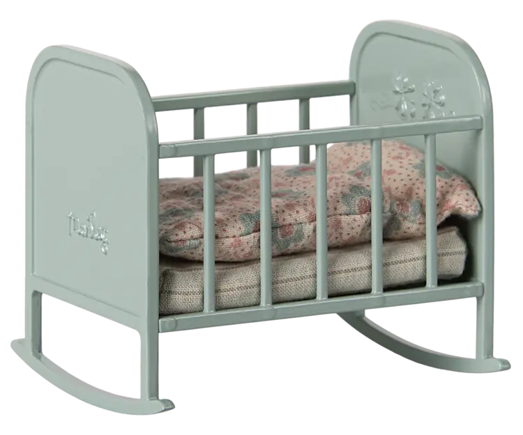 Maileg Maileg Cradle, My - BLUE MINT