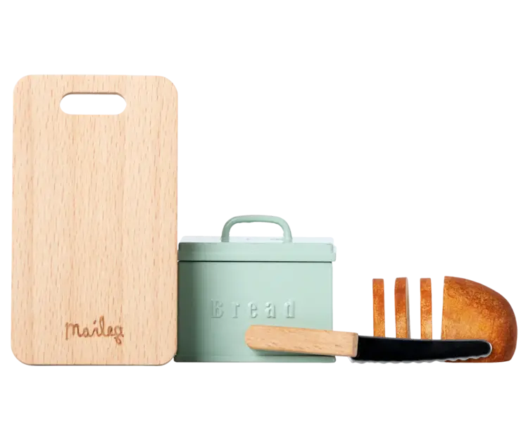 Maileg Maileg Bread Box With Utensils