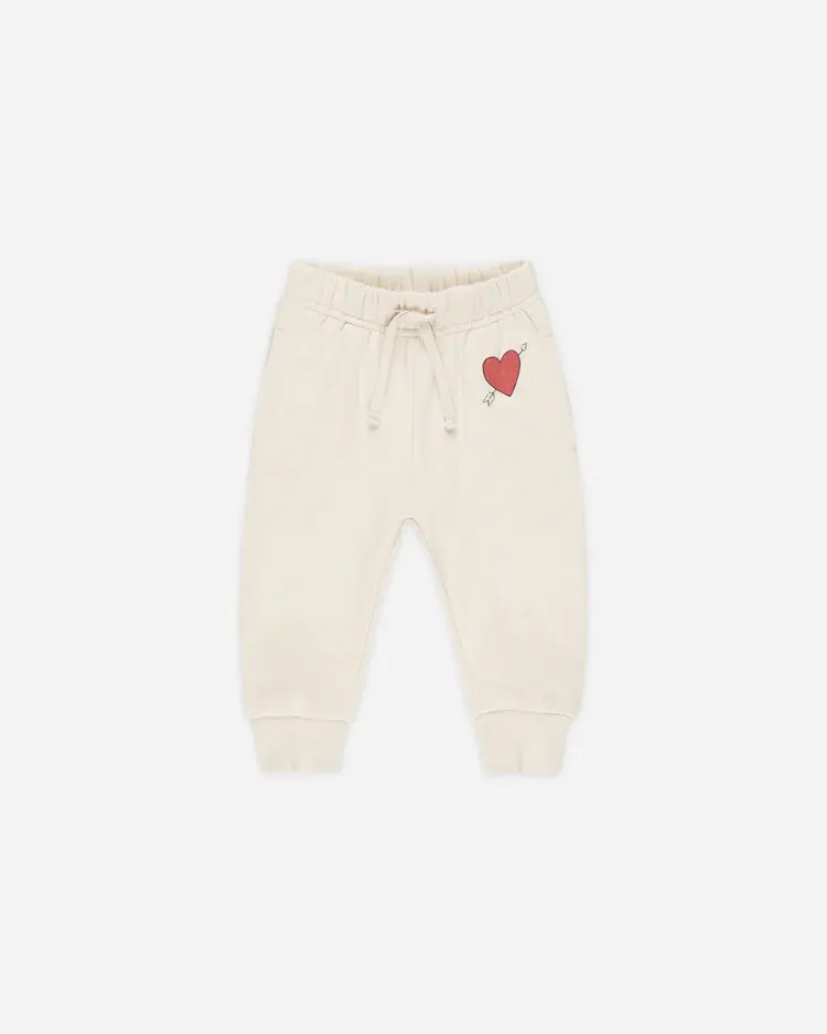 Quincy Mae Quincy Mae Relaxed Fleece Sweatpant || Cupid
