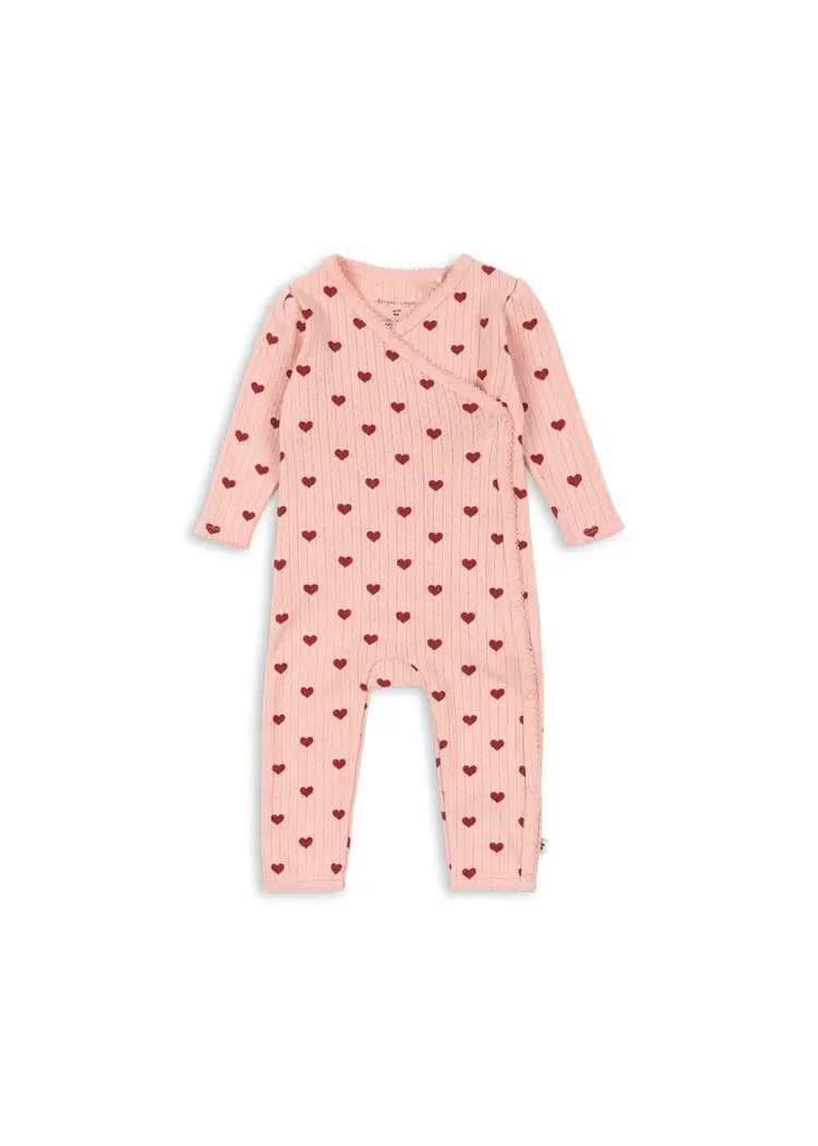 Konges Sløjd Konges Sløjd Minnie Newborn Onesie- Amour Rouge