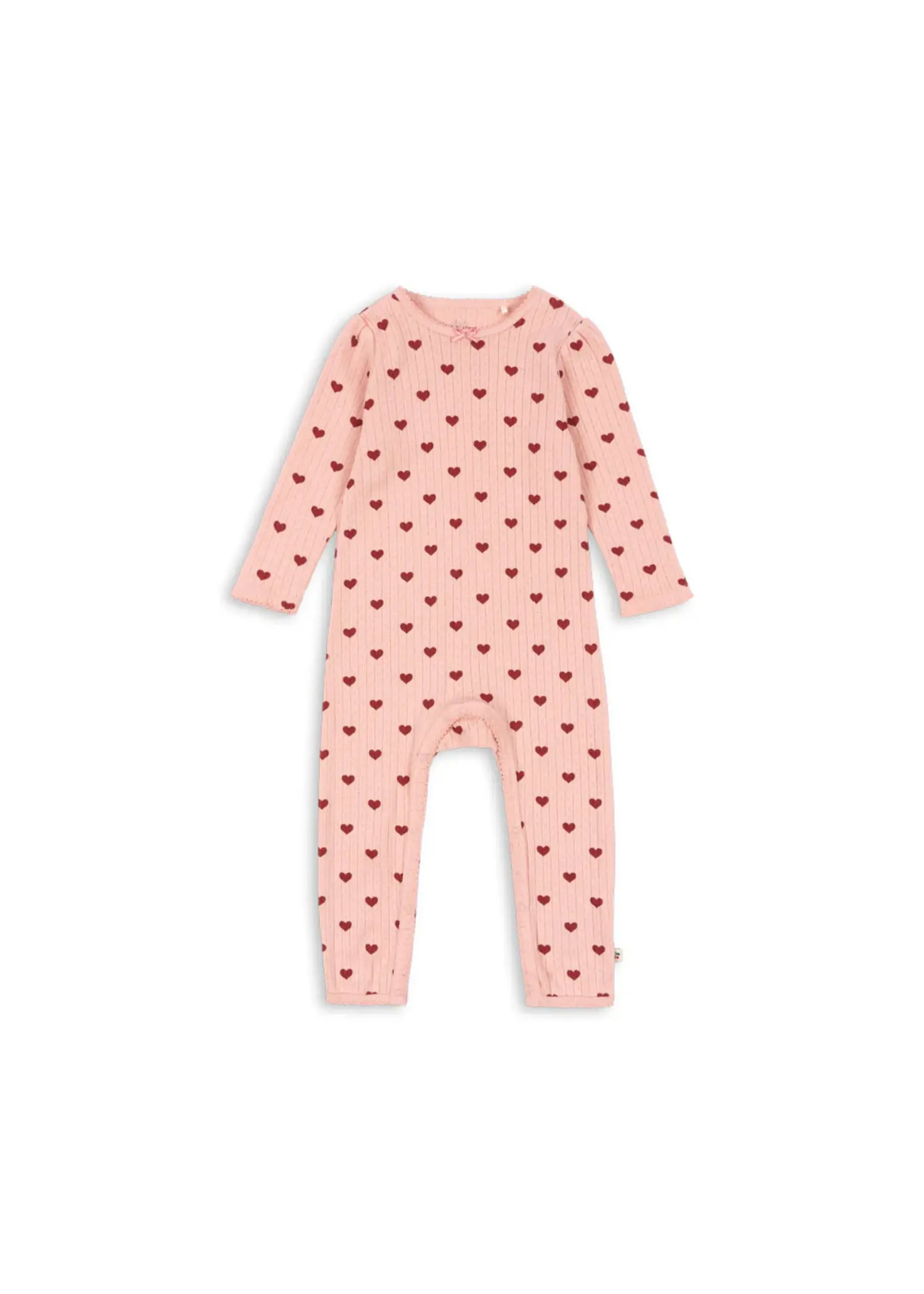 Konges Sløjd Minnie Onesie - Amour Rouge - Yellow Turtle
