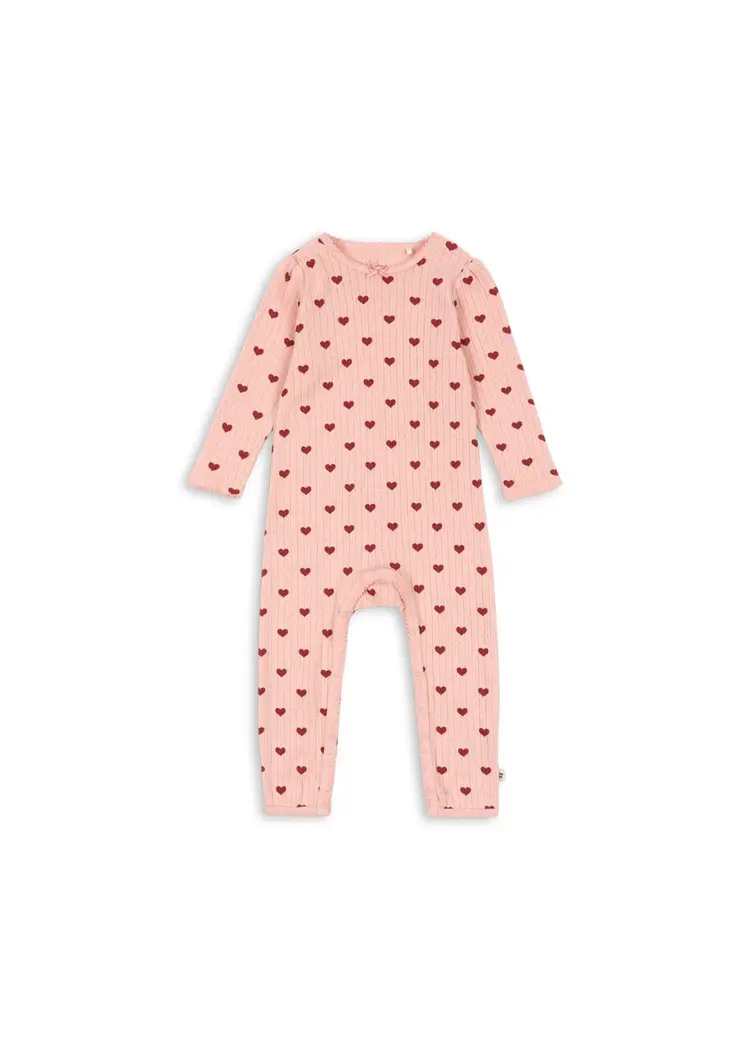 Konges Sløjd Konges Sløjd Minnie Onesie - Amour Rouge
