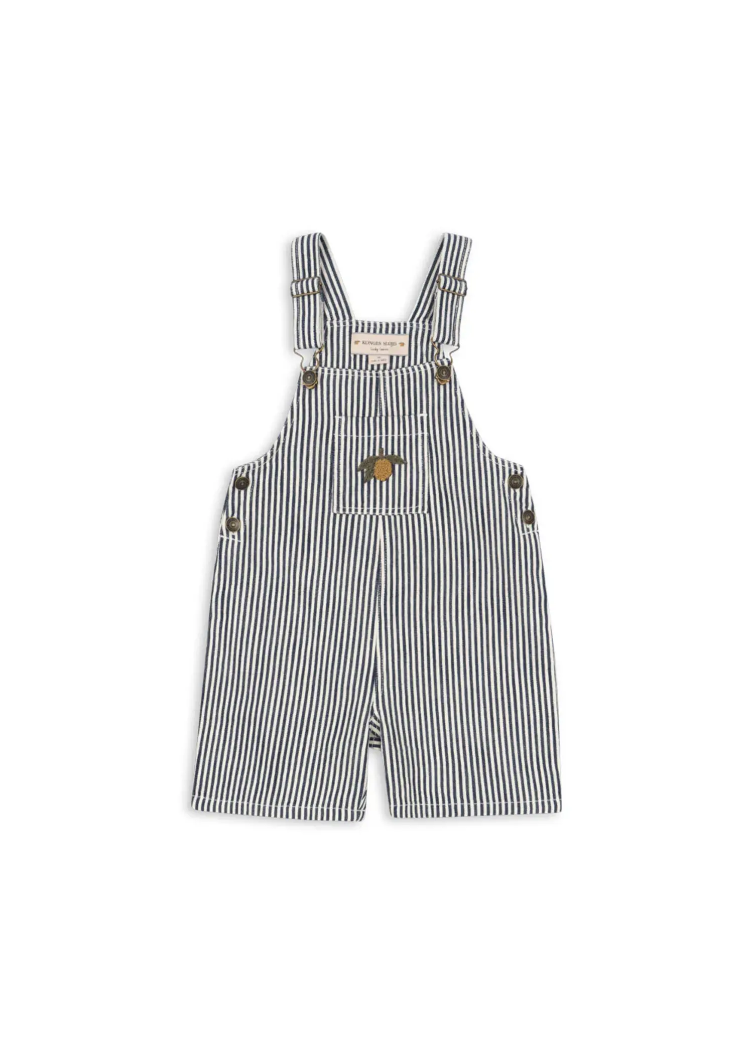 Konges Sløjd Fender Overalls - Naval Stripe - Yellow Turtle