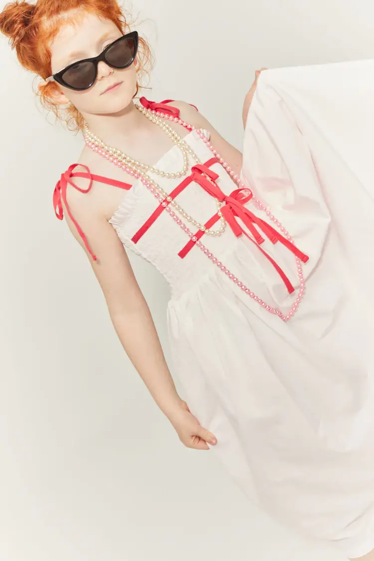 Little Creative Factory Little Creative Factory Magic Strap Dress - Pale Pink