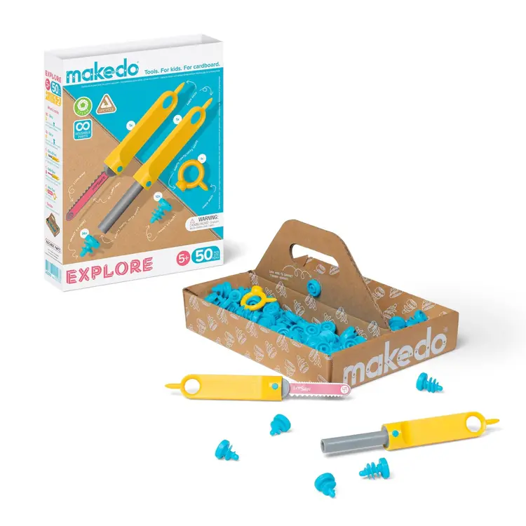 Makedo Makedo Cardboard Construction Kit - EXPLORE