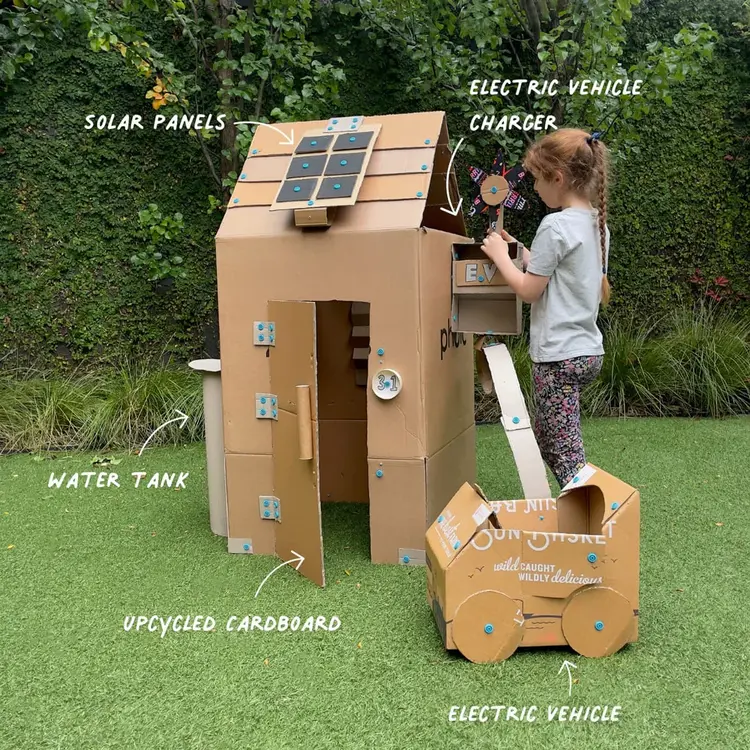 Makedo Makedo Cardboard Construction Kit - DISCOVER