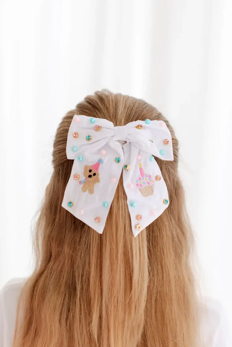 Poppyland Poppyland Kids Bow - BIRTHDAY GIRL