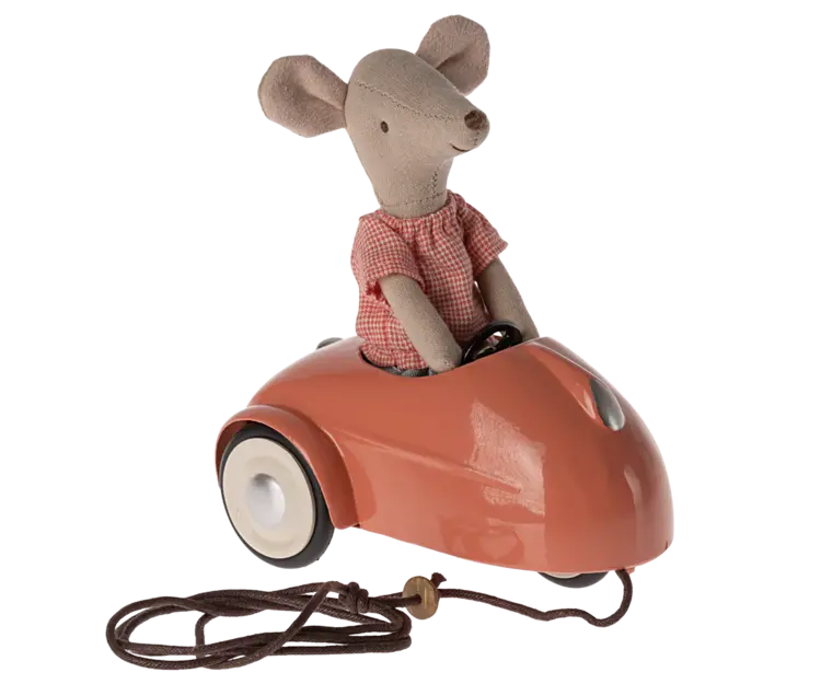 Maileg Maileg Car, Mouse - CORAL