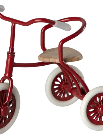 Maileg Maileg Abri a Tricycle, Mouse - RED