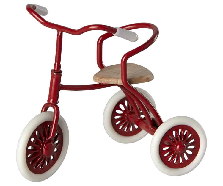 Maileg Maileg Abri a Tricycle, Mouse - RED