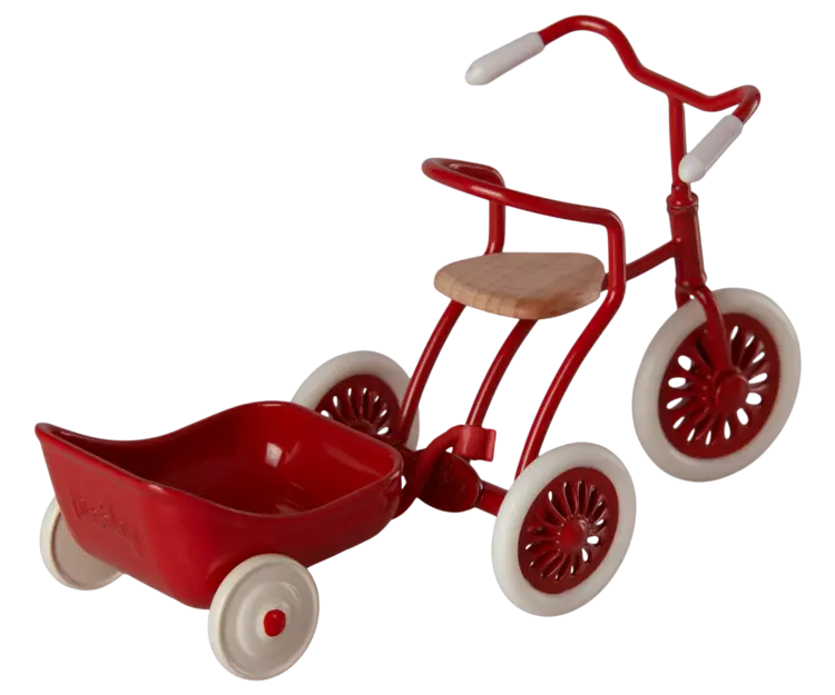 Maileg Maileg Tricycle Hanger, Mouse - RED