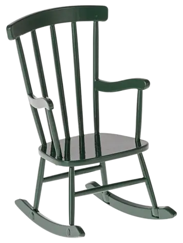 Maileg Maileg Rocking Chair, Mouse - DARK GREEN