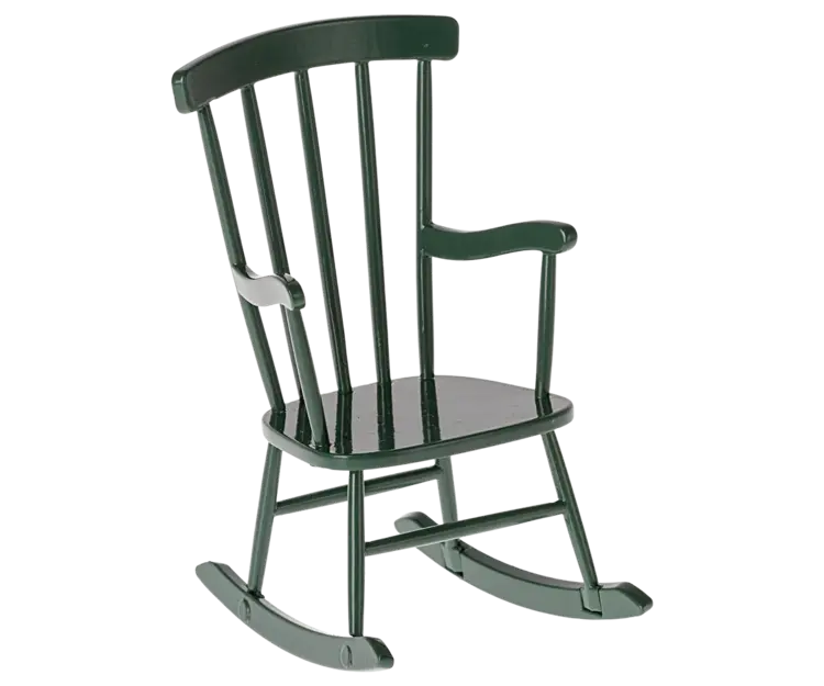 Maileg Maileg Rocking Chair, Mouse - DARK GREEN