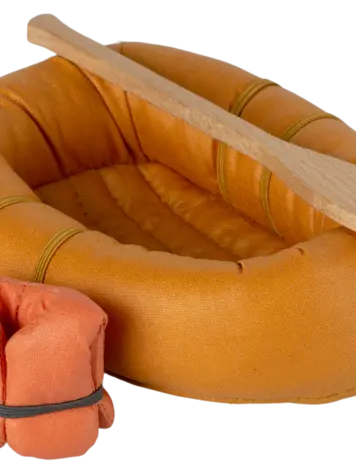 Maileg Maileg Rubber Boat, Mouse - DUSTY YELLOW