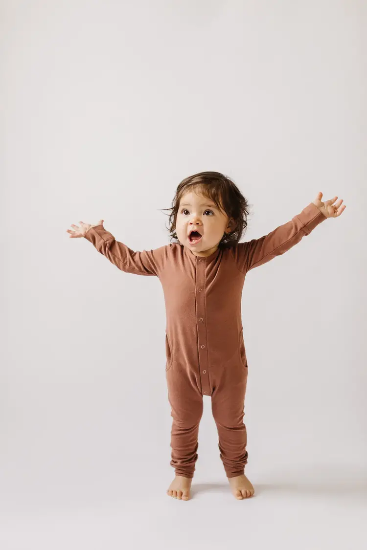 Pehr Designs Pehr Baby Essentials Romper - SOFT CLAY