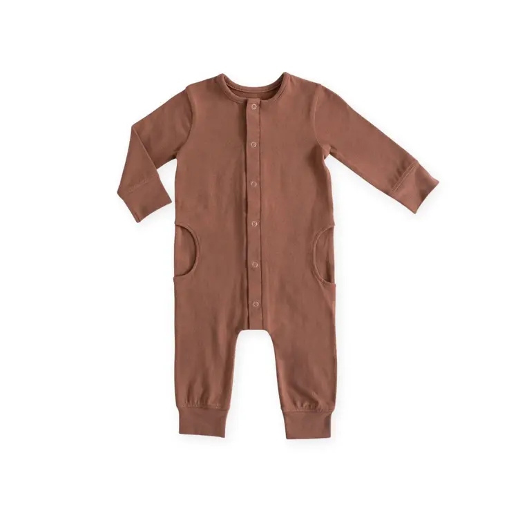 Pehr Designs Pehr Baby Essentials Romper - SOFT CLAY