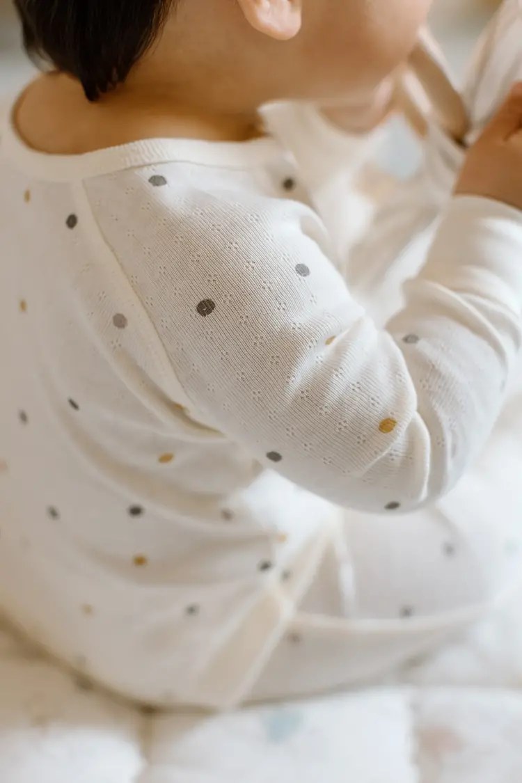 Pehr Designs Pehr Baby Pointelle Sleeper - POLKA DOTTY