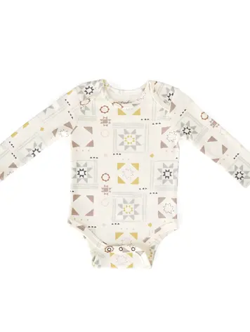 Pehr Designs Pehr Baby Lap Shoulder One-Piece - PATCHWORK