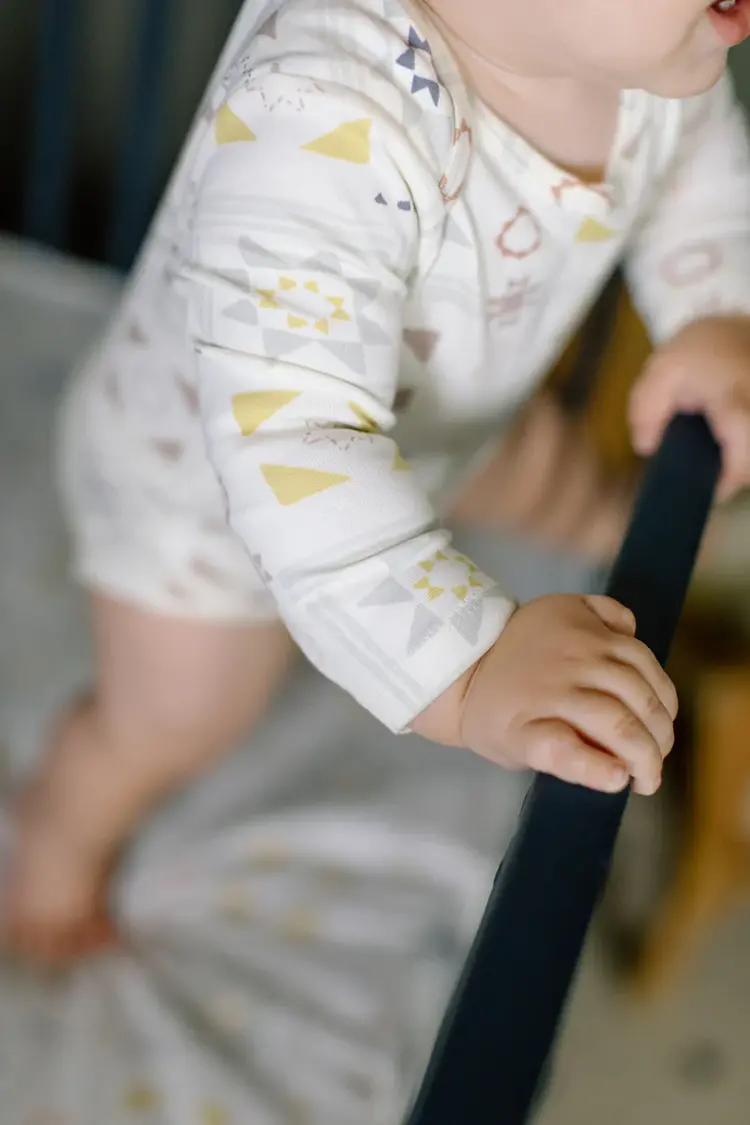 Pehr Designs Pehr Baby Lap Shoulder One-Piece - PATCHWORK