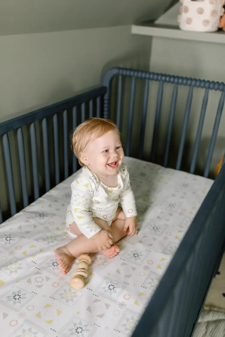 Pehr Designs Pehr Baby Lap Shoulder One-Piece - PATCHWORK