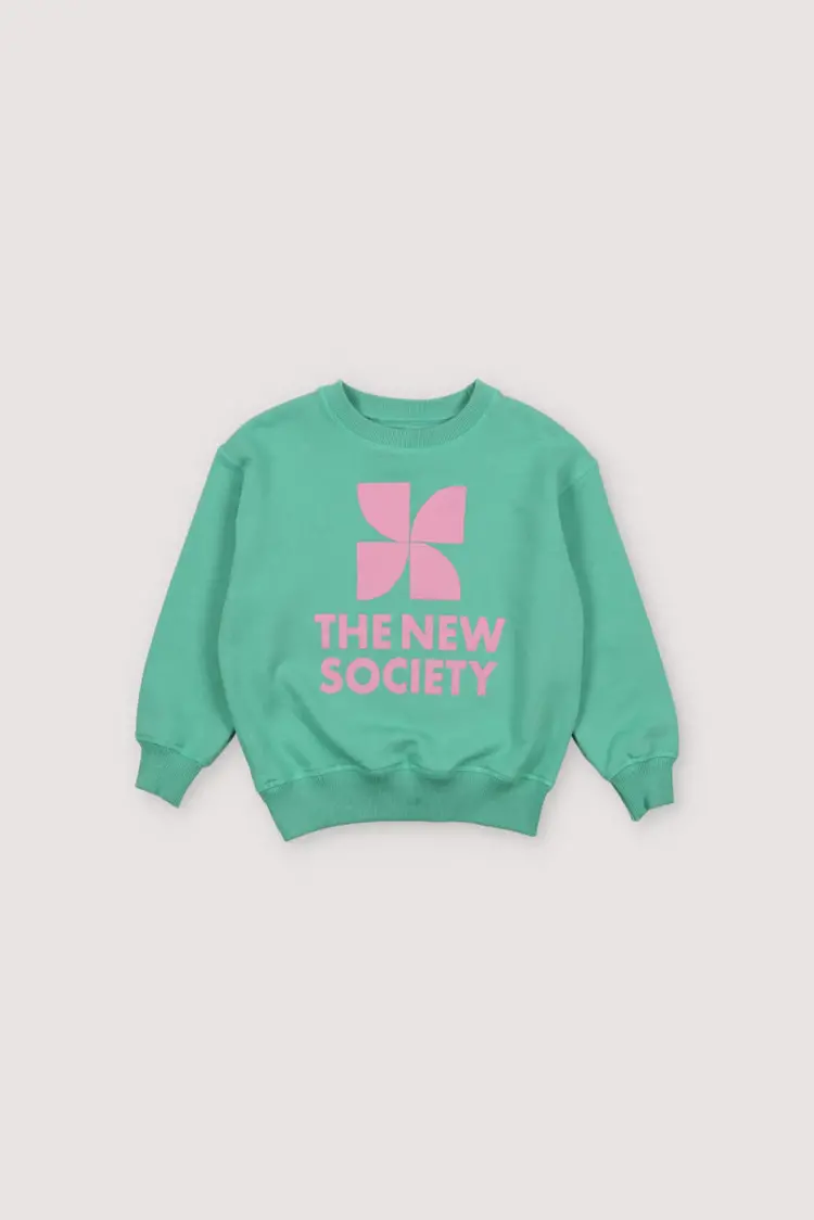 The New Society Mykonos Sweatshirt-Jade