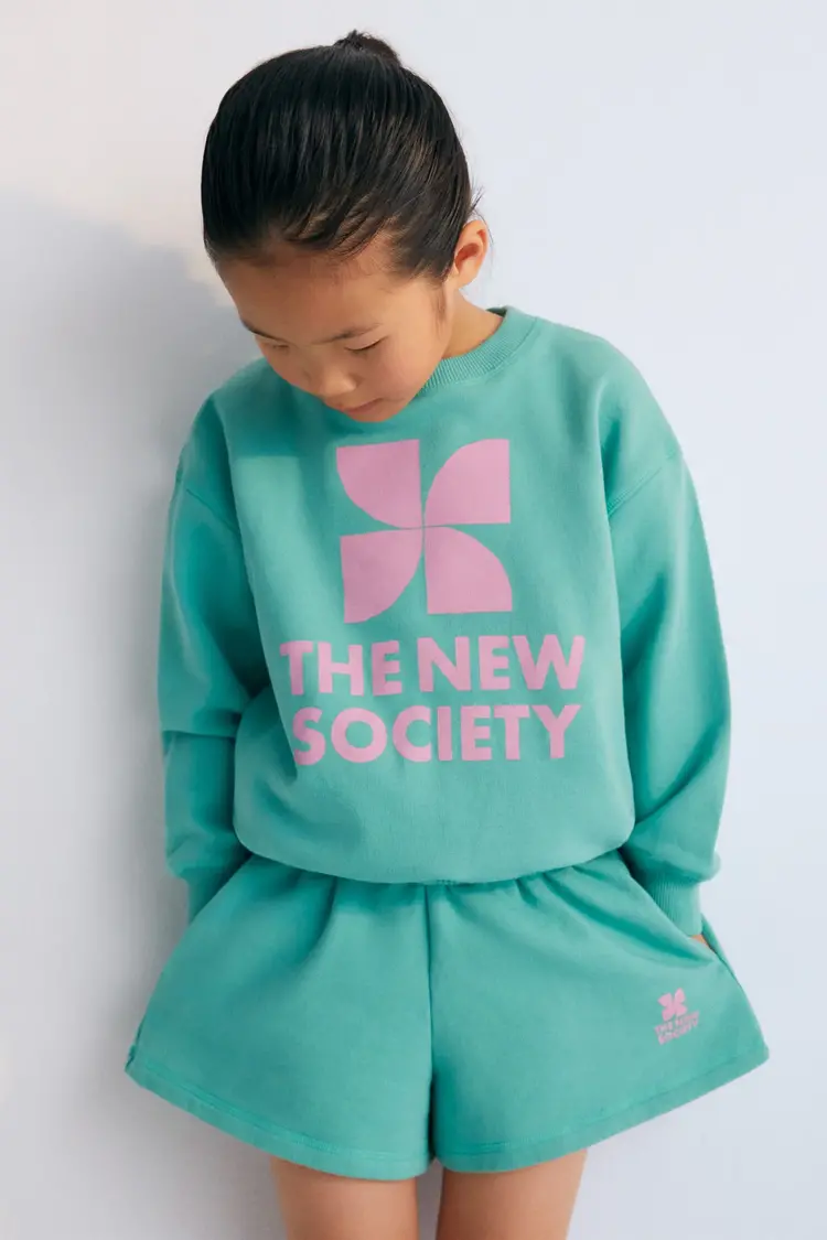 The New Society Mykonos Sweatshirt-Jade