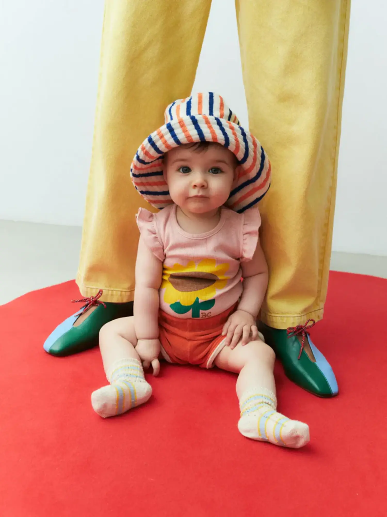 Bobo Choses Sunflower Ruffled Body - Yellow Turtle