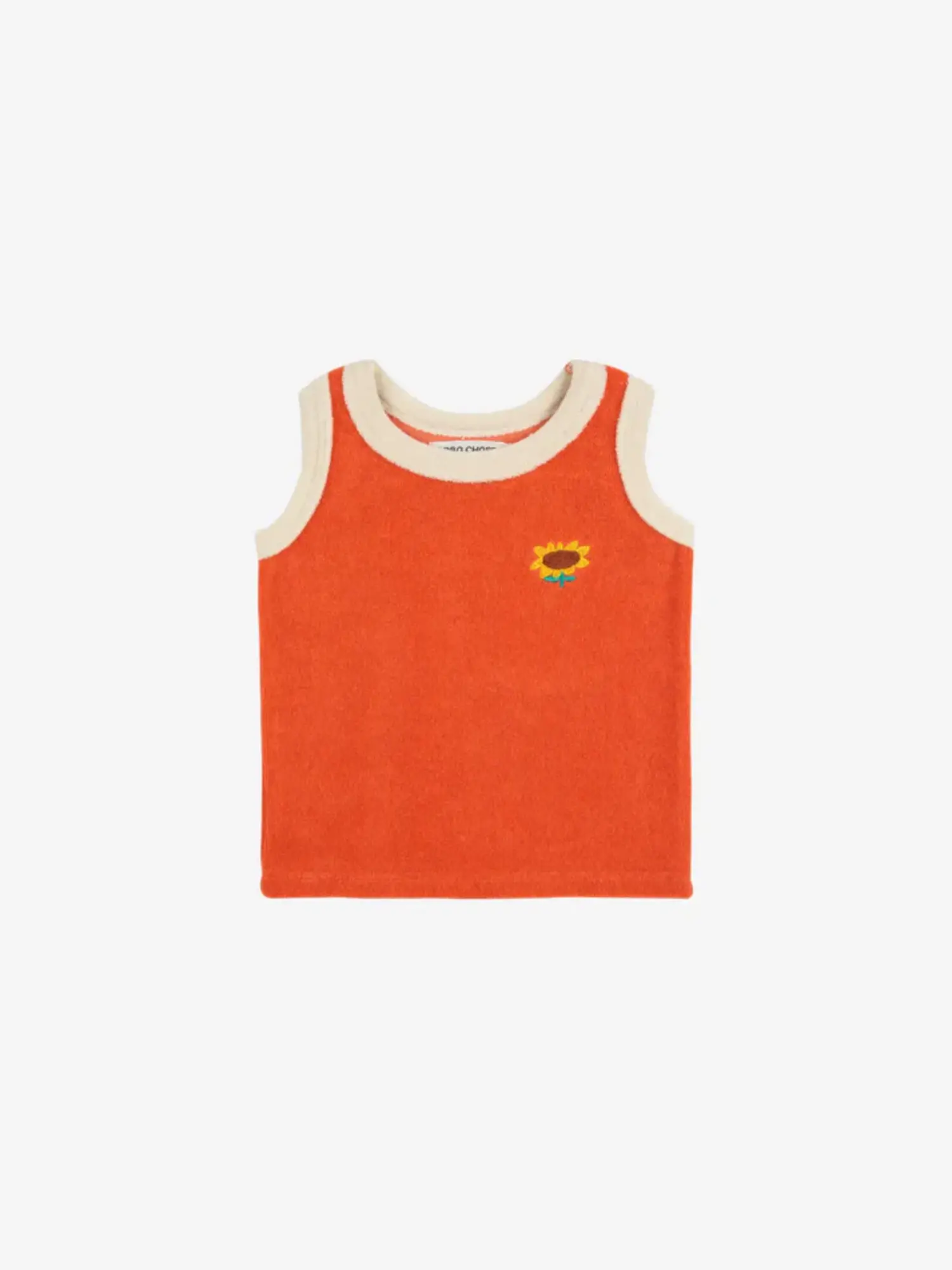 トップス theredthread message tank red Bobo Choses Baby Sunflower Terry Cloth Tank Top - Yellow Turtle