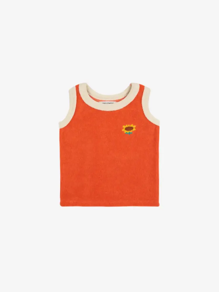 Bobo Choses Bobo Choses Baby Sunflower Terry Cloth Tank Top
