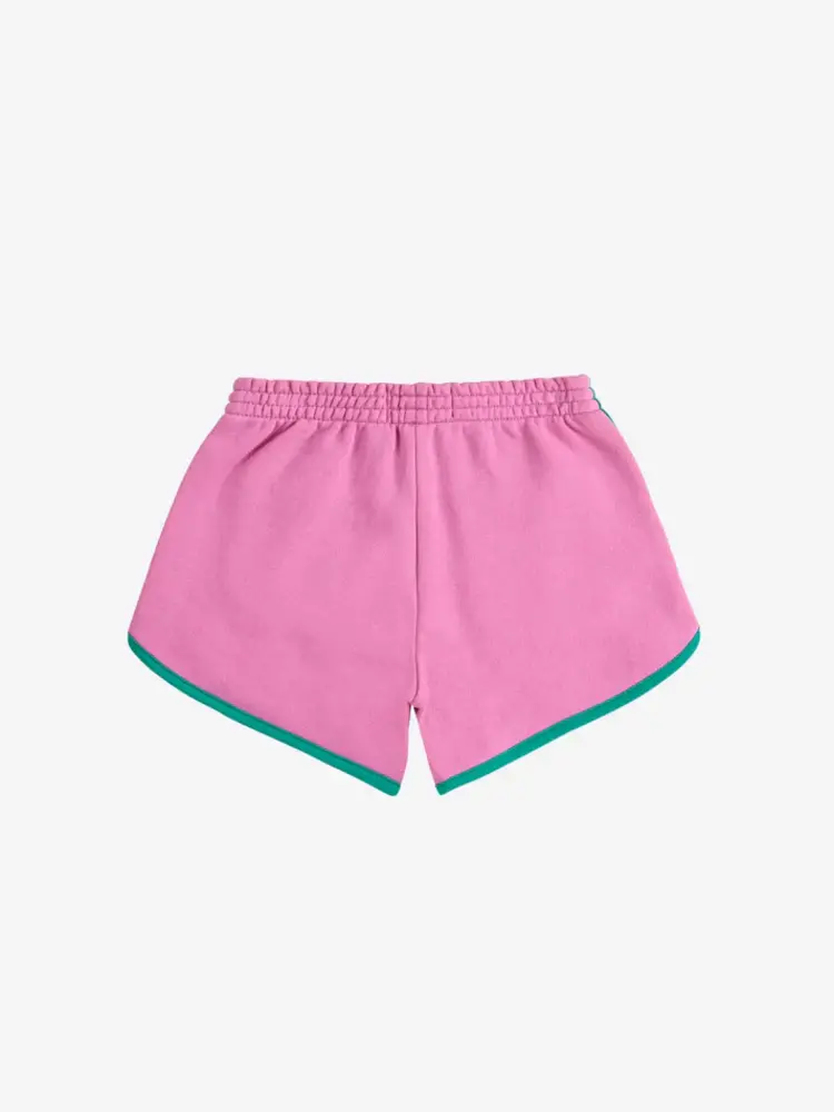 Bobo Choses Bobo Choses Pink Color Block Shorts