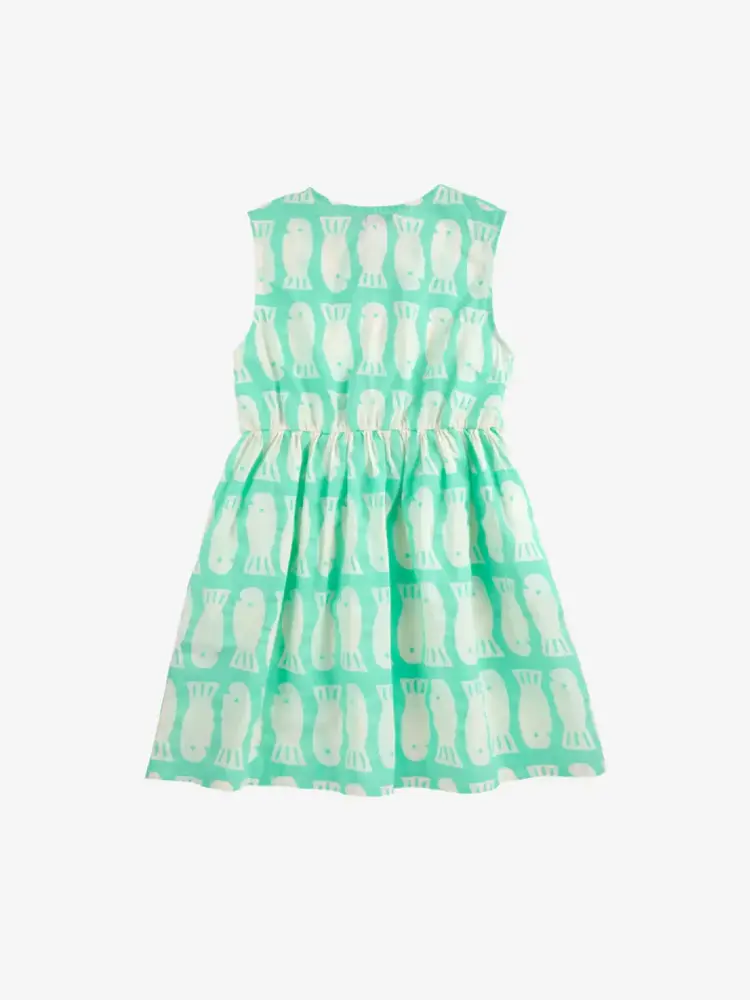 Bobo Choses Bobo Choses Lucky Fish All Over Sleeveless Dress