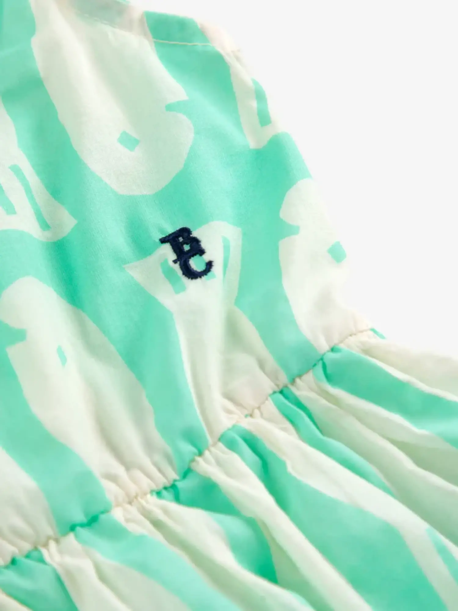 Bobo Choses Lucky Fish All Over Sleeveless Dress - Yellow Turtle